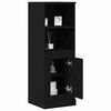 vidaXL Highboard Schwarze Eiche 36 x 35,5 x 103,5 cm Holzwerkstoff