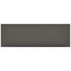 vidaXL Wandkopfteilen 12 stk. 90 x 30 cm Grau Stoff