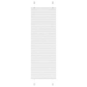 vidaXL Plissee Wei&szlig; 40x100 cm Stoffbreite 39,4 cm Polyester