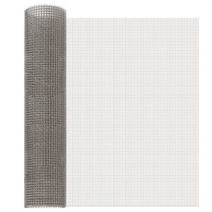 vidaXL Mesh Bildschirm 60 x 200 cm 3 Mesh Edelstahl 201 Silber