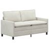 vidaXL Sofa Creme 156 x 81 x 87,5 cm Samt