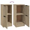 vidaXL Sideboard Sonoma-Eiche 30x30x70 cm Holzwerkstoff