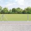 vidaXL Zaunpfosten Silber 10 x 0,5 m (36 mm Mesh) Stahl