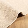 vidaXL Teppich ZIZUR Beige 80x250 cm Jute-Optik Indoor und Outdoor