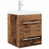 vidaXL Waschbeckenunterschrank Altholz 38,5 x 41 x 48 cm Holzwerkstoff