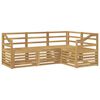 vidaXL Sofagarnituren 4 pcs Wei&szlig; 185,5 x 126,5 x 73 cm