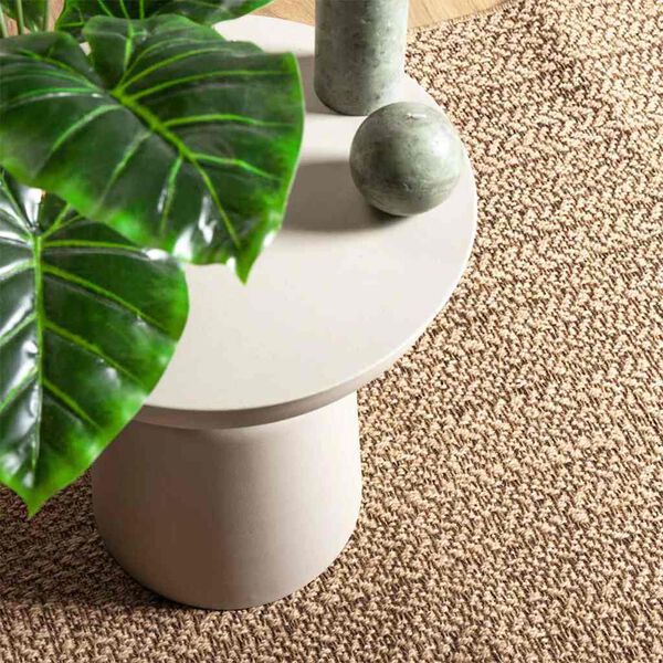 vidaXL Teppich ZIZUR Beige 140x200 cm Jute-Optik Indoor und Outdoor