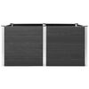 vidaXL Garten-Hochbeet 200x100x91 cm WPC Grau