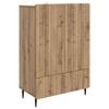 vidaXL Sideboard Artisan-Eiche 66 x 34,5 x 97 cm Holzwerkstoff