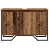 vidaXL Waschbeckenunterschrank Altholz 91 x 35 x 60 cm Holzwerkstoff