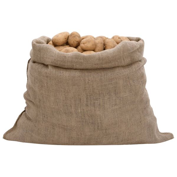 vidaXL Jutes&auml;cke 5 Stk. 100 x 110 cm 100 % Jute 220 g/m&sup2;