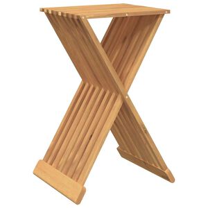 vidaXL Klapphocker 40x32,5x70 cm Massivholz Teak