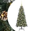 vidaXL K&uuml;nstlicher Weihnachtsbaum Gr&uuml;n 120 cm PVC und Kunststoff