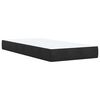 vidaXL Boxspringbett mit Matratze Schwarz 80x200 cm Samt
