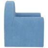 vidaXL Kindersofa Blau Weich Pl&uuml;sch