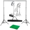 vidaXL Fotostudio-Set mit Lampen und Hintergrundsystem