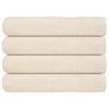 vidaXL Saunat&uuml;cher FROGN 4 Stk. Creme 80x200 cm 360 g/m&sup2;