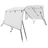 vidaXL 3-Bow Bimini-Top mit Seitenteilen 183x(137-152)x137 cm