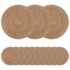 vidaXL Seegraskissen 50 pcs Natur &Oslash; 30 cm 100% Seegras