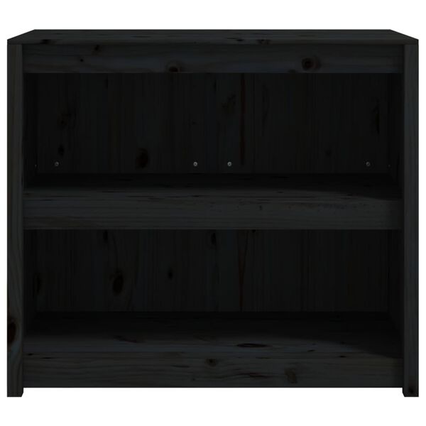 vidaXL Outdoor-K&uuml;chenschrank Schwarz 106x55x92 cm Massivholz Kiefer