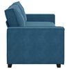vidaXL 3-Sitzer-Sofa Blau 220x78x84 cm Samt