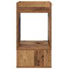 vidaXL Beistelltisch Altholz 30 x 30 x 56 cm Holzwerkstoff