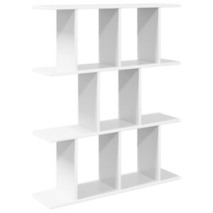 vidaXL Wandregal Wei&szlig; 102 x 20 x 96 cm Holzwerkstoff