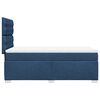vidaXL Boxspringbett mit Matratze Blau 90x190 cm Stoff