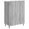 vidaXL Sideboard Graues Sonoma 66 x 34,5 x 92 cm Holzwerkstoff