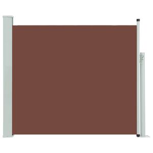 vidaXL Ausziehbare Seitenmarkise 100x300 cm Braun