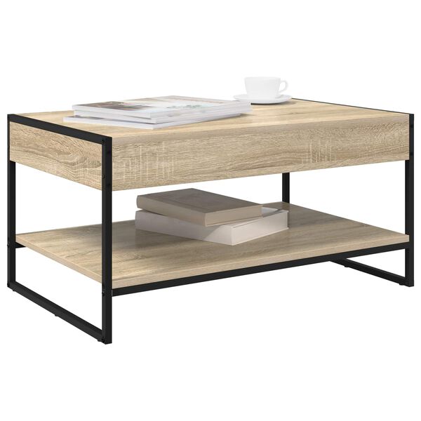 vidaXL Couchtisch Sonoma 80 x 50 x 40 cm Holzwerkstoff