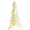 vidaXL Weihnachtsbaum 240 LEDs Warmes Wei&szlig; 180 cm Rattan