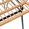 vidaXL 3-tlg. Garten-Essgruppe Poly Rattan