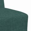 vidaXL Modulares Armfreies Sofa 3 pcs Dunkelgr&uuml;n 55 x 74 x 82 cm Stoff