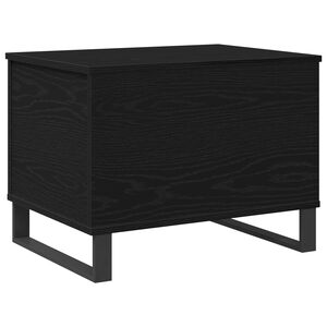 vidaXL Couchtisch Schwarz Eichen-Optik 60 x 44,5 x 45 cm
