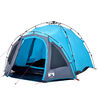 vidaXL Kuppel-Campingzelt 3 Personen Blau Quick Release
