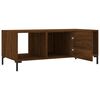vidaXL Couchtisch Braun Eichen-Optik 102x50x40 cm Holzwerkstoff