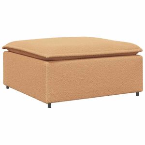 vidaXL Modulares Sofa Fu&szlig;hocker-Modul Beige 100x100x48 cm