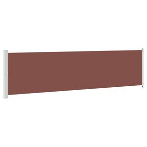 vidaXL Seitenmarkise Ausziehbar 614x160 cm Braun