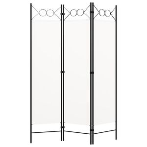 vidaXL 3-tlg. Raumteiler Wei&szlig; 120&times;180 cm