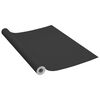 vidaXL Selbstklebende Möbelfolie Schwarz 500 x 90 cm PVC