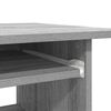 vidaXL Schreibtisch Grau Sonoma 80x45x74 cm Holzwerkstoff
