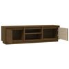 vidaXL TV-Schrank Honigbraun 140x35x40 cm Massivholz Kiefer
