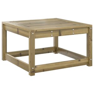 vidaXL Gartenhocker Kiefernholz Impr&auml;gniert