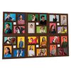 vidaXL Collage Bilderrahmen f&uuml;r 24x(10x15 cm) Fotos Dunkelbraun MDF