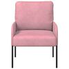 vidaXL Sofas mit Kissen 55cm Rosa Sperrholz
