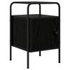 vidaXL Nachttisch Schwarze Eiche 35 x 36,5 x 56 cm Holzwerkstoff