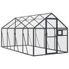 vidaXL Voliere Anthrazit 1,79x4x1,85 m Aluminium