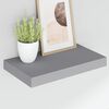 vidaXL Schwebende Wandregale 2 Stk. Grau 40x23x3,8cm MDF
