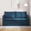 vidaXL Sofa Blau Gesamtabmessungen: 156 x 82 x 85 cm (B x T x H) Samt